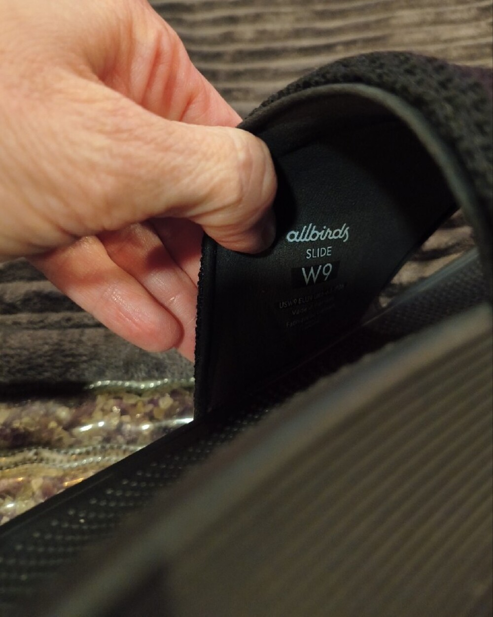 Allbirds Black Mesh Slide Sandals - Picture 4 of 4
